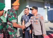 Wakapolres Sumbawa Barat Hadiri Penyambutan Komandan Kodim 1628 yang Baru