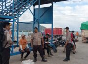 Polsek Kawasan Pelabuhan Laut Bima Laksanakan Patroli dan Monitoring di Areal Pelabuhan