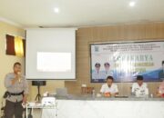 Kasat Binmas Polres Dompu, Hadiri Loka Karya Badan Layanan Umum Daerah Di RSUD Dompu