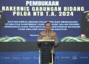 Kapolda NTB Buka Secara Resmi Rakernis Satker Bidang Polda NTB TA 2024