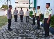 Sambangi Obyek Vital, Polsek Alas Berikan Pembinaan Kepada Satpam