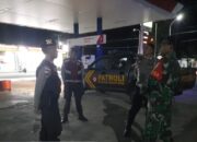 Patroli Gabungan TNI-Polri Ciptakan Rasa Aman di SPBU Sayong Lombok Barat