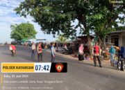 Anggota Polsek Kayangan Gelar Rawan Pagi Dalam Rangka Masifkan Situasi Kamtibmas 