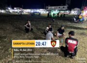 Anggota Sat Samapta Gelar Patroli, Berikan Himbauan Kamtibmas Bagi Warga Yang Beraktifitas di Obyek Vital 