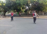 Anggota Polsek Bayan Gelar Gatur Lalin Sekaligus Berikan Himbauan Kamtibmas Bagi Seluruh Warga 