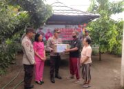 Polsek Pemenang Lakukan Anjangsana Kepada Anggota Sakit Menahun