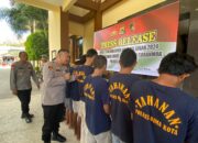 Rangkaian Operasi Jaran, 21 Pelaku Pencurian Berbagai Jenis Berhasil Digulung Polres Bima Kota