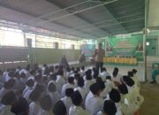 Sekolah Ramah Anak Cegah Kekerasan, Sat Binmas Polres Bima Kota Sosialisasi di MtsN 2 Kota Bima