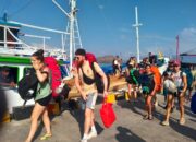 Sat Pol Airud Polres Bima Kota Evakuasi Kapal Bermasalah Mesin dari Labuan Lombok Tujuan Labuan Bajo