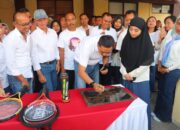 Kapolres Lombok Utara Resmikan Lapangan Tenis Tatag Trawang Tungga