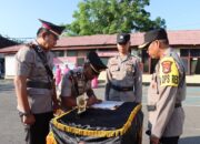 Polres Dompu Gelar Upacara Serah Terima Jabatan (Sertijab) Kapolsek Woja di Mako Polres Dompu