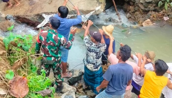 Jembatan Sementara, Bukti Solidnya TNI dan Rakyat