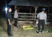 Patroli Malam Polsek Sekotong Berhasil Jaga Keamanan Dusun Empol