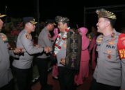 Kapolres Sumbawa Barat Hadir dalam Penyambutan Kapolda NTB di BIZAM Lombok Tengah