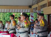 Kapolres Sumbawa Barat Hadiri Upacara Serah Terima Pataka Pejabat Kapalda NTB