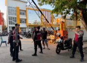 Sat Samapta Polres Bima Kota Laksanakan Patroli Jalan Kaki di Pusat Pertokoan dan Lapangan Serasuba