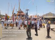 Polsek Lunyuk Berikan Pengawalan Dan Pengamanan Upacara Adat Umat Hindu Desa Sukamaju Lunyuk