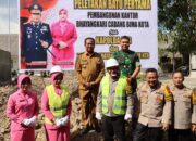 Kapolda NTB Letakkan Batu Pertama Pembangunan Gedung Bhayangkari Cabang Bima Kota