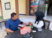 Sidokkes Polres Bima Kota Laksanakan Pengecekan Kesehatan Anggota
