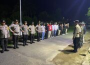 Jelang Pencoblosan Kapolsek Brang Rea Gelar Apel Siaga dan Patroli Bersama Agar Wilayah Tetap Kondusif