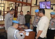 Propam Polda NTB Sidak Ruang Tahanan Polres Bima Kota