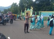 Personel Polsek Rasanae Barat Laksanakan Kegiatan Rawan Pagi di Depan MTsN 1 Padolo Kota Bima