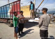 Polsek Kawasan Pelabuhan Laut Bima Laksanakan Patroli Rutin di Areal Dermaga Pelabuhan Laut Bima