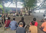 Sat lantas dan Sat Binmas Polres Lotara Pimpin Pemilihan Ketua Komunitas Ojek Patuh Genem