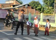 Polsek Lambu Laksanakan Rawan Pagi di SDN 02 Sumi Lambu