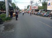 Sat lantas Polres Lombok Utara Laksanakan Strong Poin Ciptakan Kamseltibcar Lantas