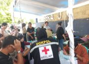 Sidokkes Polres Bima Kota Laksanakan Pemeriksaan dan Pelayanan Kesehatan dalam Rangka Donor Darah