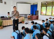 Kunjungi SMKN 1 Gangga, Sat Lantas Edukasi Pelajar Tata Tertib Berlalulintas