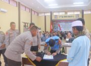 Polres Lombok Utara Gelar Penandatanganan Pakta Integritas Penerimaan Polri*