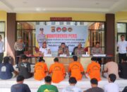 Kapolres Lombok Utara Pimpin Konferensi Pers Hasil Ungkap Narkoba