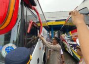 Kapolres Bima Kota Pimpin Sosialisasi Mudik Aman Keluarga Nyaman dan Layanan Kepolisian 110