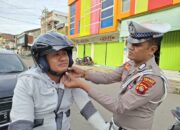 Satlantas Polres Bima Kota Sosialisasikan “Mudik Aman Keluarga Nyaman” dan Imbau Pengendara Gunakan Helm SNI