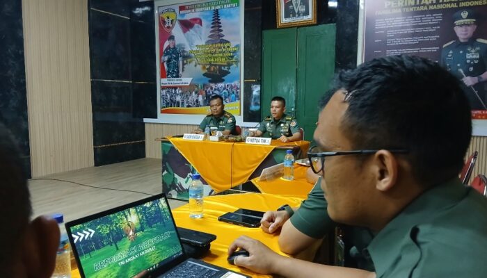 Kodim 1606/Mataram Dinilai Tim Mabes AD Terkait Zona Integritas