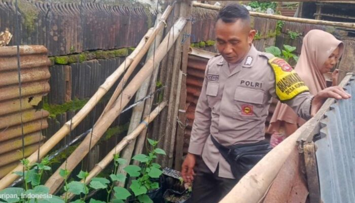 Bhabinkamtibmas Lombok Barat Dorong Ketahanan Pangan Lewat Lahan Kosong