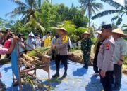 Kapolres Lombok Utara Hadiri Panen Raya Padi Serentak 14 Provinsi di Indonesia