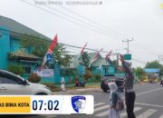 Sat Lantas Polres Bima Kota Laksanakan Kegiatan Rawan Pagi (Strong Point) di Sejumlah Titik Strategis