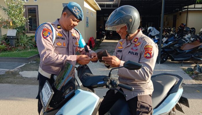 Propam Polres Lombok Barat Gelar Gaktibplin, Pastikan Disiplin Anggota Terjaga