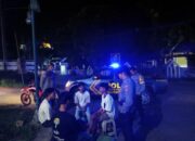 Polsek Wawo Laksanakan Patroli Blue Light untuk Cegah Gangguan Kamtibmas
