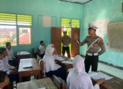 Satlantas Polres Bima Kota Gelar Sosialisasi Kamseltibcarlantas di SMPN 2 Kota Bima