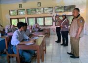 Sat Lantas Polres Bima Kota Gelar Sosialisasi Kamseltibcarlantas di SMKN 1 Kota Bima