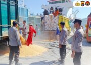 Polsek Kawasan Pelabuhan Laut Bima Gelar Patroli Rutin di Area Dermaga