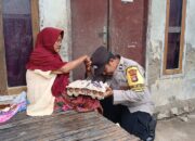 Polsek Sekotong Salurkan Bantuan Nutrisi Lansia di Sekotong Barat