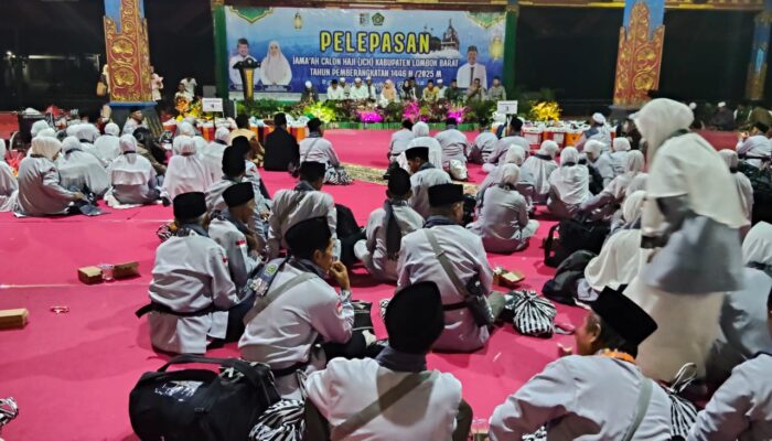 Polres Lombok Barat Amankan Pelepasan Jamaah Haji Kloter 11