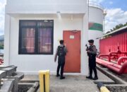 Unit Pamobvit Sat Samapta Polres Bima Kota Lakukan Pengamanan dan Patroli di Objek Vital PLTMG Bonto Bima