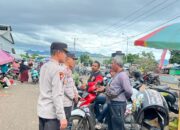 Satgas Preemtif Beri Himbauan dan Lakukan Penanggulangan Aksi Premanisme di Pasar Amahami