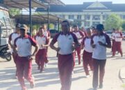 Jaga Kebugaran Personel, Polres Bima Kota Laksanakan Olahraga Bersama